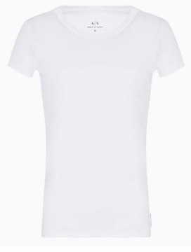 Armani Exchange t-shirt 8NYT82 YJ16Z 1000 biały M