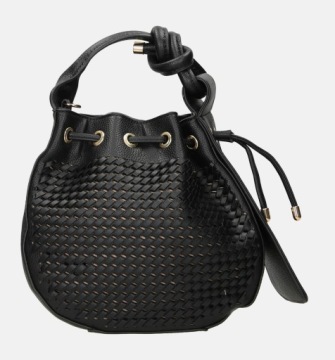 NOBO _ ЧЕРНАЯ тканая сумка