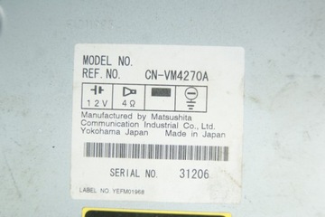 MAZDA 6 GG CZYTNIK DVD NAWIGACJI CN-VM4270A