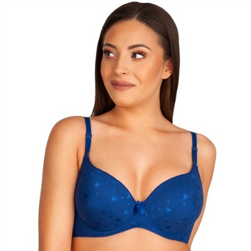 Бюстгальтер LINAISE С УЗОРОМ темно-синий 80С