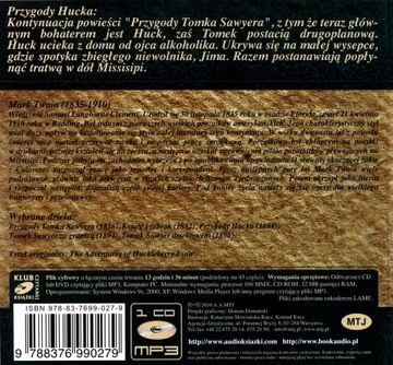 ПРИКЛЮЧЕНИЯ ГЕКА - МАРК ТВЕЙН (АУДИОКНИГА) (CD)