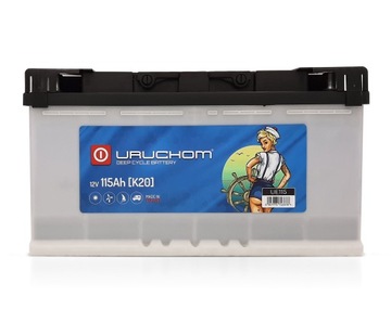 Akumulator do łodzi wędkarskiej Uruchom 115Ah