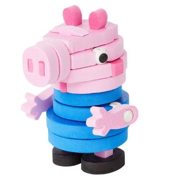 Puzzle piankowe 3D świnka Peppa Pig george 4+