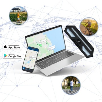 GPS-локатор для СКУТЕРА БЕЗ ПОДПИСКИ ПРИЛОЖЕНИЕ MKBIKESCOO