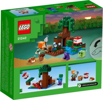 LEGO MINECRAFT BLOCKS 21240 WETLANDS ADVENTURE ДЕТСКИЙ ДЕНЬ + СУМКА