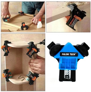 УГЛОВЫЕ ЗАЖИМЫ УГЛОВЫЕ ПЛОТНЫЕ ЗАЖИМЫ 4 ШТ.