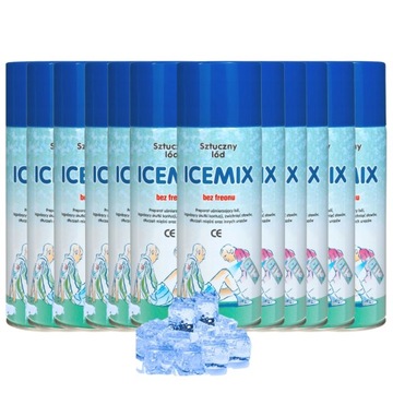 SZTUCZNY LÓD SPRAY ZAMRAŻACZ ICE MIX SPRAY CHŁODZĄCY 200ml