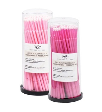 Aplikatory mikroszczoteczki w tubie Wonder Lashes, 100 szt. op.