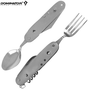 Карманный нож Tourist Essentials DOMINATOR 6in1, столовые приборы, нож, ложка, вилка