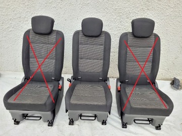 SHARAN 7N ALHAMBRA FOTEL TYŁ ISOFIX DRUGI RZĄD