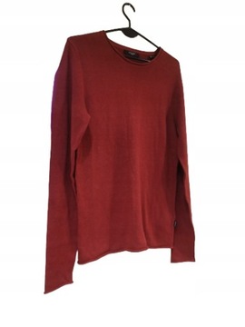 Льняной свитер JACK&JONES XS JWHLINEN CHILI