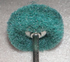 Ścierna dysza polerska D24 x10x3mm, 180 grit, zielony, do Dremel, 5 szt