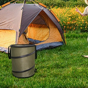 Портативный складной садовый мешок для мусора с держателем для мусора емкостью 2 л