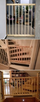 Bramka ochronna dla dzieci na schody 72-122 wys 84