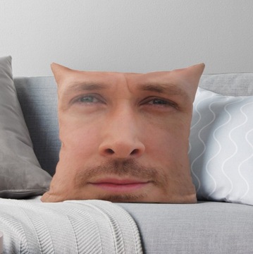 Poszewka Ryan Gosling poduszki do rzucania twarzy