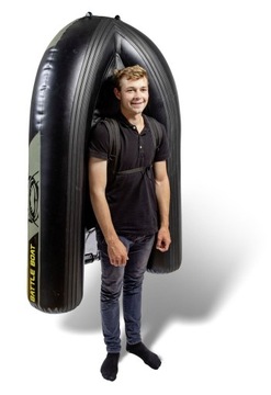 БОЕВАЯ ЛОДКА BLACK CAT С МОТОРОМ 24 фунта