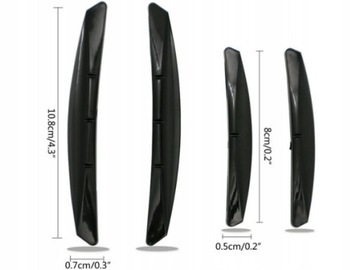 4x ODBOJE PASKI OCHRONNE ODBOJNIKI SAMOCHODOWE DRZWI RANT TAŚMA 3M OCHRONA