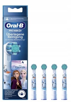 Oryginalne końcówki Oral-B dla dzieci Kraina Lodu FROZEN 4 sztuki --8