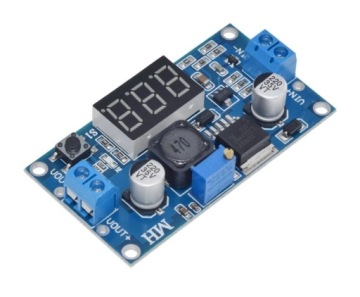 Понижающий преобразователь LM2596 3A с вольтметром на дисплее 1.25-37V / 0120