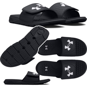 Klapki męskie Under Armour Ignite 7 SL 3026023 Czarne r. 42,5