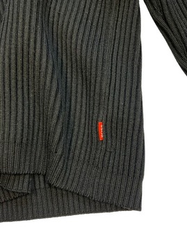 HUGO BOSS Męski PIĘKNY CARDIGAN NA ZAMEK WOOL-L