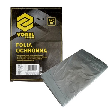 Folia malarska 4x5m folia ochronna remontowa LDPE