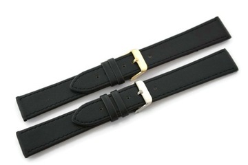 PASEK DO ZEGARKA CZARNY TOSCANA 16mm