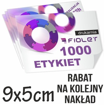 ЭТИКЕТКИ НАКЛЕЙКИ НАКЛЕЙКИ печать цветная 1000 90х50