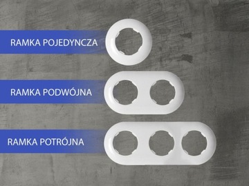 LOFT ДВОЙНАЯ РАМА 156x85мм БЕЛАЯ JLM РЕТРО ФРАНЦУЗСКИЙ СТИЛЬ