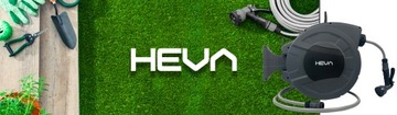 Катушка для садового шланга HEVA, автоматическая катушка, 25+2 м, пистолет-распылитель