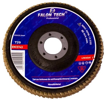 TARCZA LAMELKOWA LISTKOWA LAMELKA 125 gr 100 FT