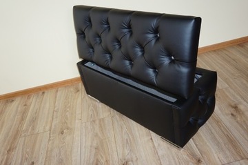 Скамья 100 открывающаяся, стеганый пуф CHESTERFIELD