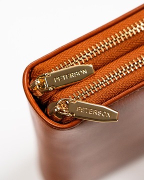 PETERSON portfel damski stylowy skóra eko pojemny na prezent RFID STOP