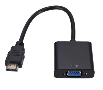 Adapter Konwerter z HDMI do VGA D-Sub Przejściówka