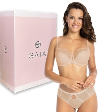Biustonosz półusztywniany Gaia 1059 Ursula 80B beż