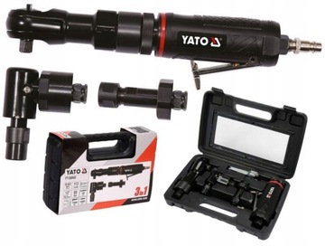 ПНЕВМАТИЧЕСКАЯ УГЛОВАЯ Шлифмашина YATO с трещоткой 3 в 1