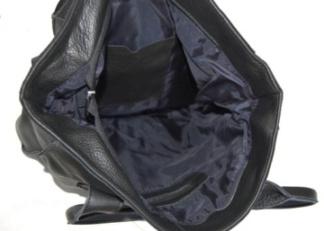 Большая сумка через плечо из натуральной кожи XXL