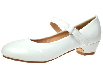 ТУФЛИ ДЛЯ ПРИЧАНИЯ Маленький каблук, БЕЛАЯ КРАСКА, r36