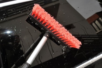 ЩЕТОЧНАЯ МАШИНА 2в1 ДЛЯ МЫТЬЯ СТЕКОЛ АВТОМОБИЛЯ ТЕЛЕСКОПНАЯ СКАБЕЛЬ 53-83