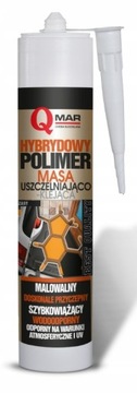 KLEJ MONTAŻOWY POLIMER BEZBARWNY USZCZELNIACZ POLIMEROWY QMAR bezzapachowy