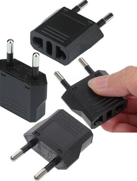 ADAPTER WTYCZKA PL EU USA JAPONIA CHINY PRZEJŚCIÓWKA DO KRÓTKICH BOLCÓW