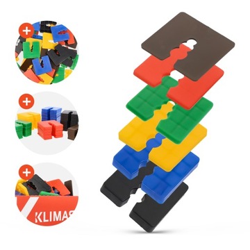 ПРОСТАВКИ ПЛАСТМАССОВЫЕ ВЫРАВНИВАЮЩИЕ ШАЙБЫ DW 2-10 ММ НАБОР ИЗ 300 ШТ.