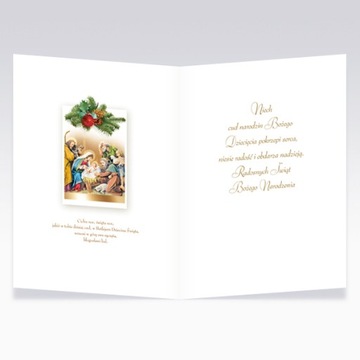 KARNET LAURKA ŚWIĘTA BOŻE NARODZENIE BN + KOPERTA