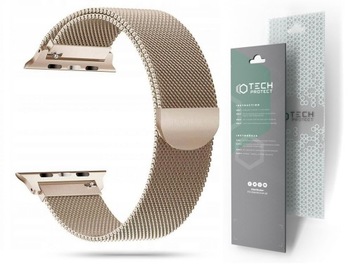 СТАЛЬНОЙ БРАСЛЕТ MILAN ДЛЯ APPLE WATCH 38 40 41 ММ ЗОЛОТАЯ СТАЛЬ