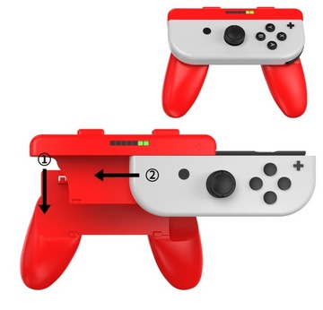 2 держателя HandGrip Joy-Con для Nintendo Switch / Switch OLED