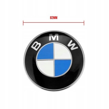 BMW F07 F10 F11 ZNAK ZNAKY 82MM NA KAPOTA