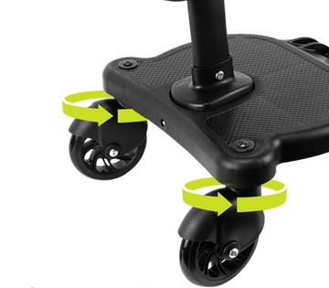 ДОПОЛНИТЕЛЬНАЯ КОЛЯСКА 25 КГ С СИДЕНЬЕМ, ЧЕРНАЯ, 3-7 ЛЕТ, CE