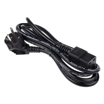 Kabel zasilający do serwera,wtyczka SCHUKO- IEC 19