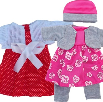 ZESTAW UBRANKA DLA LALEK CIUSZKI BABY BOBAS BORN
