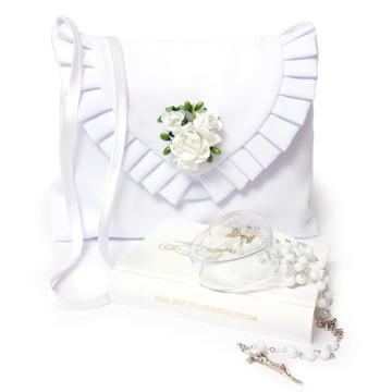 Сумка через плечо COMMUNION с цветочной булавкой